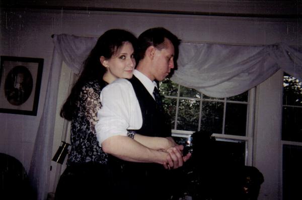 Me and Melissa At Das's Funeral